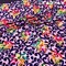 1 Yard Bombay Multicolor Floral Burnout Stretch Velvet Fabric 58 Inches Width